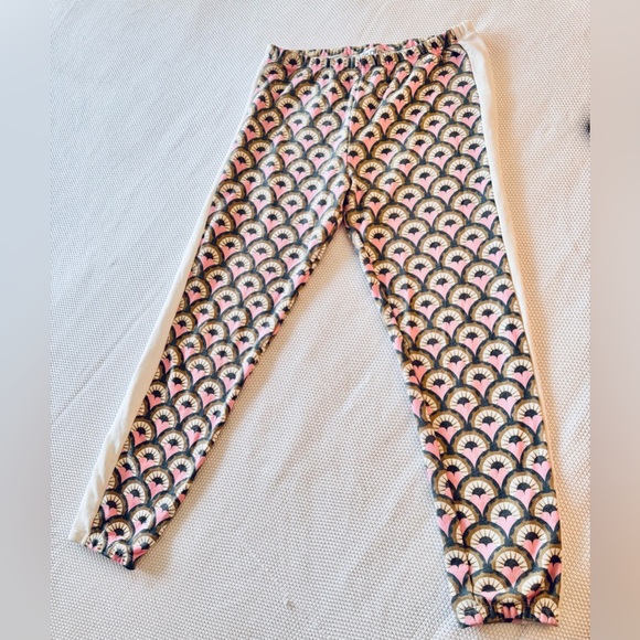 WILDFOX Cream & Pink Hearts Joggers Sweatpants - Picture 2 of 11